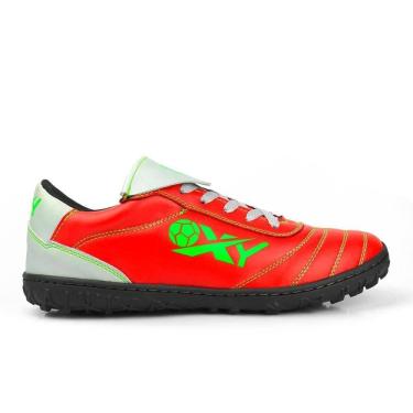 Imagem de Chuteira Society Masculina Cadarço Solado Borracha