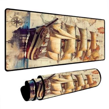 Imagem de Novo Mouse Pad Gamer Deskpad Speed Extra Grande Borda Costurada Profissional Varios Tamanhos - Navio (60X30)