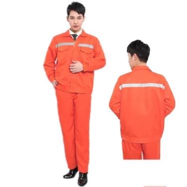 Imagem de Conjunto Uniforme EPI Faixa Refletiva Segurança do Trabalho Profissional Mecanico Eletricista Construçao Civil Obra Prestador de Serviço