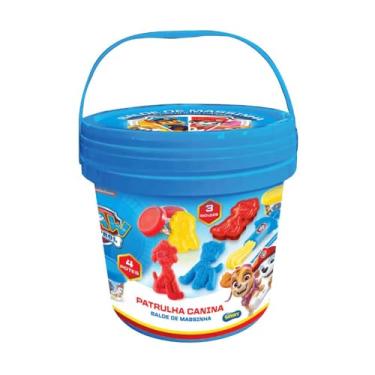 Imagem de SUNNY, Patrulha Canina, Balde com 4 Potes de Massinha, Com Acessórios