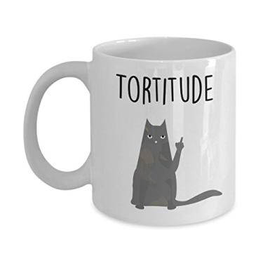 Imagem de Gato de tartaruga - Caneca de tortitude - Caneca de café - Ideia de presente de aniversário