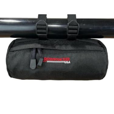 Imagem de Bushwhacker Bolsa cilíndrica pequena UTV para corrimão de barra de rolagem – Dimensões 21,6 cm x 10,16 cm – Acessórios ATV para mochila lado a lado, armazenamento aéreo e organização de snowmobile