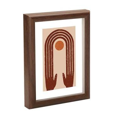 Imagem de PORTA-RETRATO EM MDF MARROM - 20X25cm - Mart