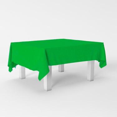 Imagem de Toalha de mesa GRANDE 2x1m TNT Verde decoração festa - PIFFER