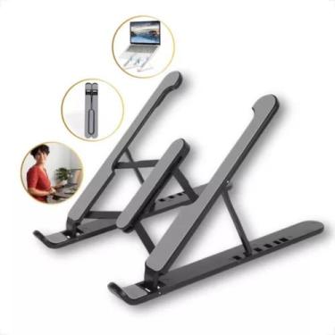 Imagem de Base Suporte Ergonômico Notebook Netbook Tablet Dobrável - bigeterdy