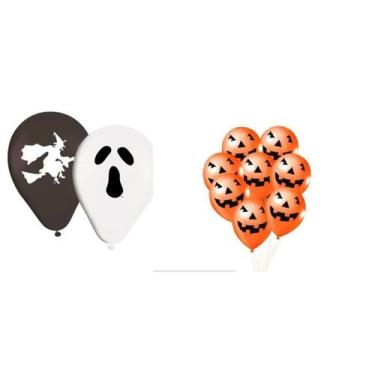 Imagem de Bola de encher figuras de Halloween - Dia Das Bruxas - 150un - Lynx pr