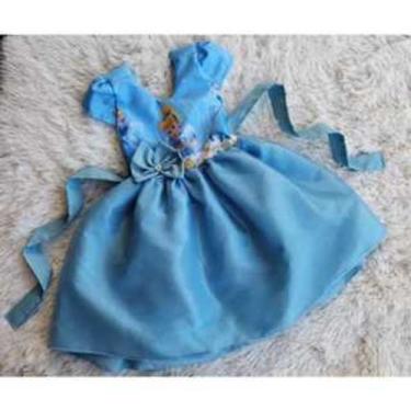 Imagem de Vestido Menina Infantil Tule Temático Cinderela - EDYNHOKIDS, 06 MESES