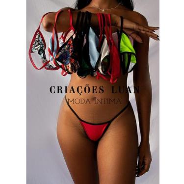 Imagem de Calcinha Tanga de uma tira Sexy Fio dental furacão Vestido (1) - Criaç