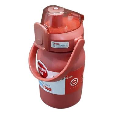 Imagem de Garrafa Térmica Água Inox 900ML - Genérico, vermelho