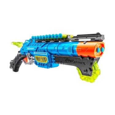 Imagem de Candide, X-Shot, Lançador de Dardos, Dino Attack Claw Hunter, Acompanha 1 ovo de Dino - 24 dardos - Azul