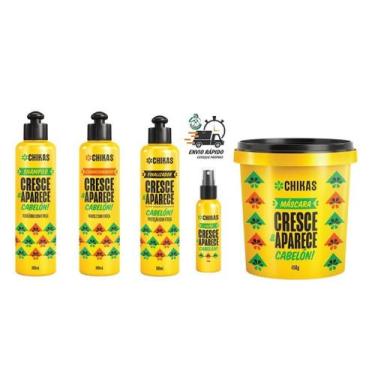 Imagem de Kit Cresce & Aparece Acelera o Crescimento Do Cabelo Chikas - Bio Extr