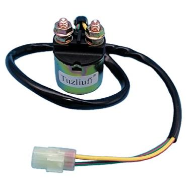 Imagem de Tuzliufi relé solenoide de substituição para iniciante Honda Trx90 Trx200 TRX300 EX TRX TRx350 Trx400 TRX420 FA FM FPA Trx450 Trx500 Trx650 Trx680 Sxs700 Pioneer 700 Sretx Fourtrax Foreman Rancher Rincon Z149