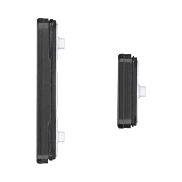 Imagem de BESJMYT Para Samsung Galaxy S22 5G botão liga/desliga e botão de volume, botão lateral de substituição, botão liga/desliga e botão de volume modelo de substituição: SM-S901U SM-S901U1 Phantom Black