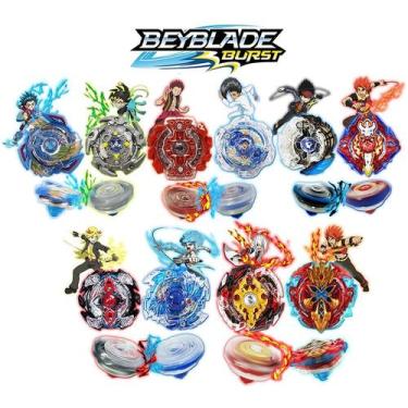 Imagem de Kit 3 Beyblade Burst Barato Sortidos Sem Lançador Valt,Shu Daigo e Out