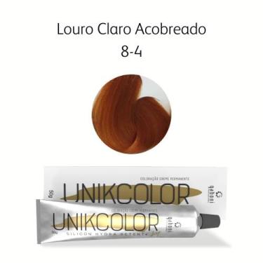 Imagem de Coloração UnikColor 8-4 Louro Claro Acobreado 50gr Gaboni Professional
