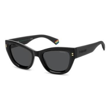 Imagem de Óculos Solar Polaroid Pld 6237/s/x 807 M9 52 Brilho Lente Cinza Polarizada-Feminino