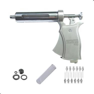 Imagem de Seringa Vacinador Bovino Automático 50ml Walmur para vacinar gado cava
