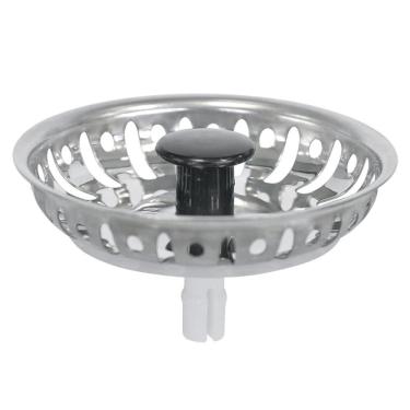 Imagem de Tampa de Válvula Tramontina 3 1/2" em Aço Inox Polido e Polipropileno Pias Cubas/Tanques 94510025