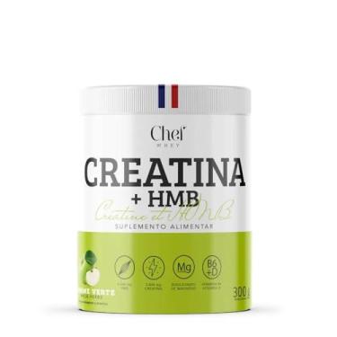 Imagem de Creatina HMB® Créatine et HMB & Vitamina B6 300g - Chef Whey (300g, Maça Verde)