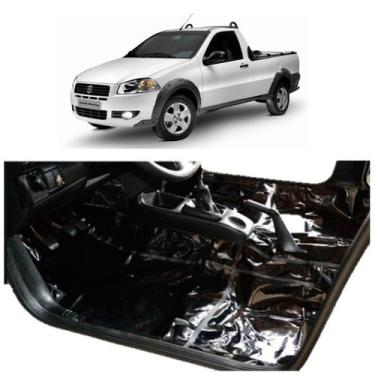 Imagem de Tapete Carpete Assoalho Vinil PRETO Strada Simples 2013/2020 - MANOS T