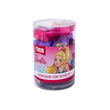 Imagem de Apontador Com Deposito Barbie Tris 2 Cores (S) - SUMMIT
