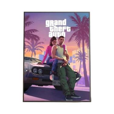 Imagem de Pôster De Arte Estética HD G-GTA 5 G-Grand Theft Auto Auto Decoração D