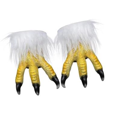 Imagem de YIJU Luvas de garra de águia, luvas de pássaros para decoração de teatro, baile de máscaras de Páscoa para adultos