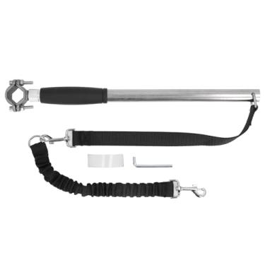 Imagem de Bicicleta de bicicleta retrátil Leashh de alta resistência aço inoxidável Segurança de cachorro Exercício de trecuador de exercícios para exercícios Treinamento Ciclismo de jogging