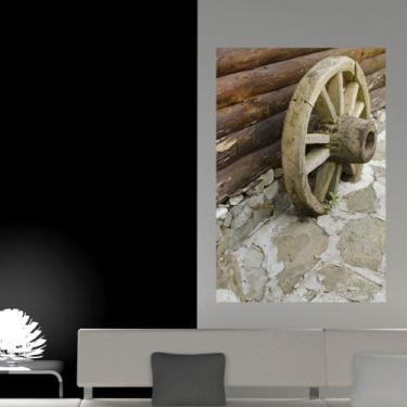 Imagem de Painel Adesivo de Parede - Roda de Carroça - 056png - Allodi