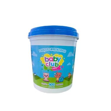 Imagem de Lenço Umedecido Turma do Soninho Baby Club Balde com 400 Unidades Azul