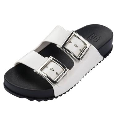 Imagem de Tamanco Feminino Zaxy 18063 Partiner Preto+branco 37