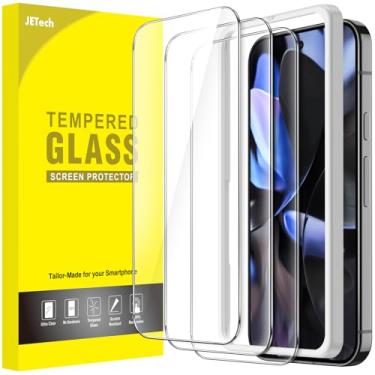 Imagem de JETech Protetor de Tela para Google Pixel 10/10 Pro / 9/9 Pro, Película de Vidro Temperado com Ferramenta, Compatível com Impressão Digital, HD Claro, Pacote com 3