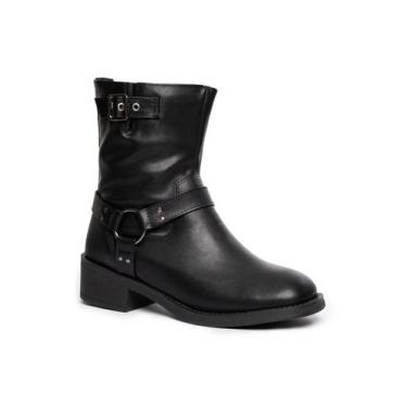 Imagem de Bota Feminina Salto Baixo Cano Médio Redak, Perfeita para Quem Busca E