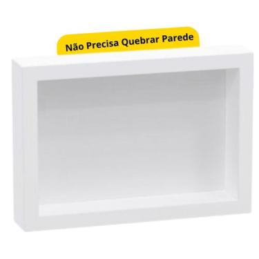 Imagem de Nicho De Parede Sobrepor Branco Banheiro Lavanderia 28x40 - MR Varieda