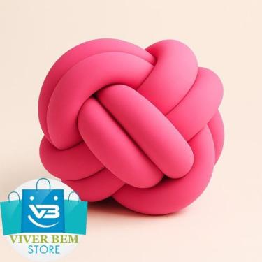Imagem de Almofada macia no escandinavo nozinho luxo - Viver Bem Estar, Rosa Pin