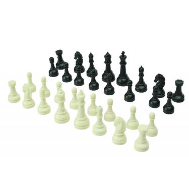 Imagem de Jogo De Xadrez Dobrável Tabuleiro Em Plástico Vira Maleta