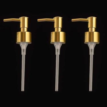 Imagem de Kit Valvula Luxo Bico Redondo/chato 28/410 - Brilhante e Fosca(KIT 10 VALV BRILHANTE DOURADA)