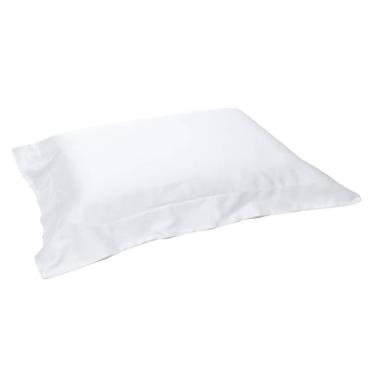 Imagem de Fronha percal 300 fios avulsa Platine color Branca 1 peça