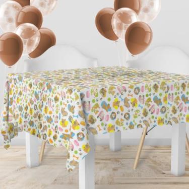Imagem de 1 Toalha Mesa TNT Festa Pet Cachorro Osso Patinha 1,40X3,00