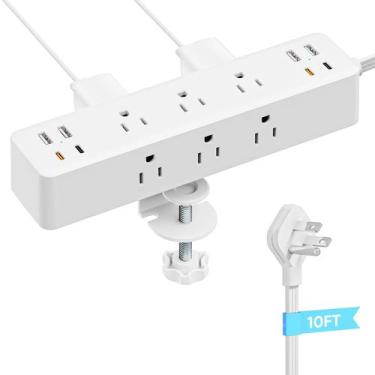 Imagem de Braçadeira de mesa Power Strip ACOZVIN 17 em 1 com carga rápida de 40 