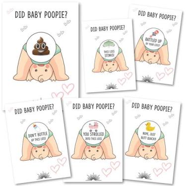 Imagem de Jogo de chá de bebê Cotier Did Baby Poopie Pacote de 30 para menino/me