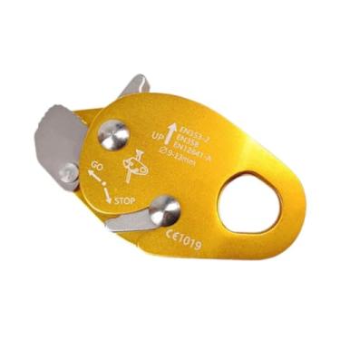 Imagem de Vaveren Dispositivo de ajuste para corda de escalada, segurança em árvores, equipamento para arboristas, Amarelo