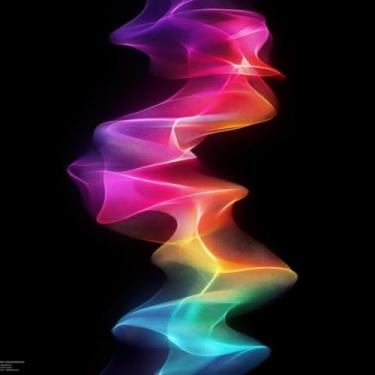 Imagem de Quadro Decorativo Moderno com Estampa Continuous Line e Efeito Neon para Decoração de Interiores 50x50cm