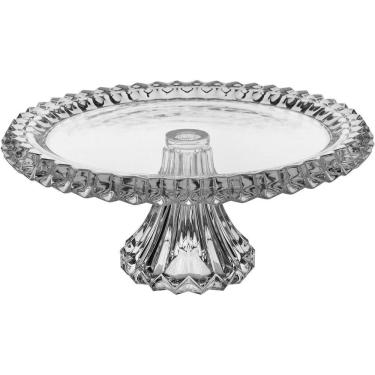 Imagem de Prato Bolo Com Pé Home&co Eco Crystal Transparente Boleira