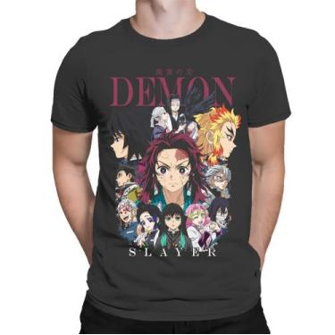 Imagem de Camiseta Unissex  Kimestu No Yaiba Demon Slayer  Caçadores de Onis - S