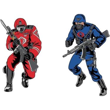 Imagem de G.I. Joe: Crimson Guard and Cobra Officer Retro Pin Set