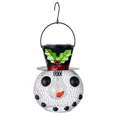 Imagem de Lanterna de boneco de neve de Natal ao ar livre (0905)