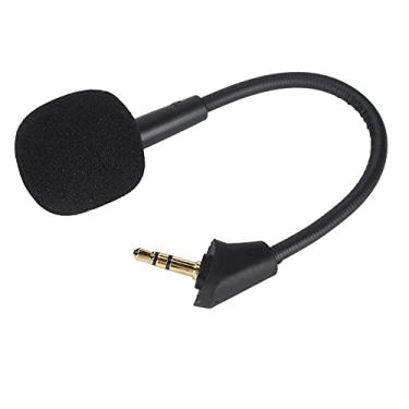 Imagem de Microfone de substituição para fones de ouvido | Plugue banhado a ouro de 3,5 mm com redução de ruído, núcleo de cobre sem oxigênio para graves aprimorados e áudio nítido para jogos
