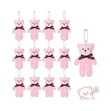 Imagem de Chaveiro Mini Urso De Pelúcia Em Lote 12-120PCS Lembrancinha Para Chá 