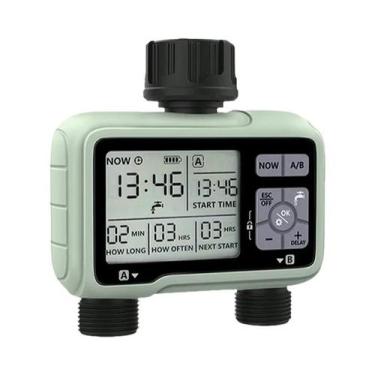 Imagem de Temporizador de Irrigação Automática com 2 Saídas - Ajustável e de Alt
